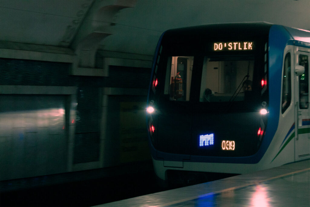 subway train color graded